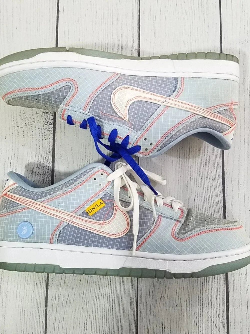Nike Dunk Low x Union LA Passport Pack Mens 9.5 Argon Light Blue DJ9649-400